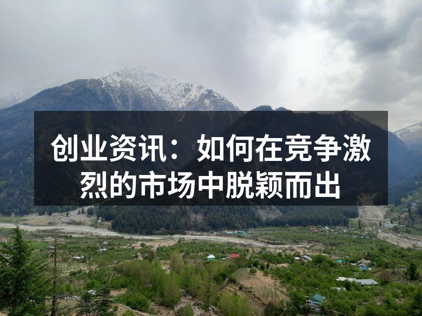 创业资讯：如何在竞争激烈的市场中脱颖而出